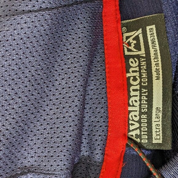 Avalanche Mens Blue Hoodie Sweatshirt Size S Hiking Thermal Fleece Pullover NWT - Picture 11 of 12